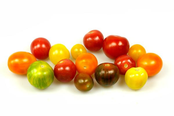 Produktfoto zu Cherrytomaten - Bunter Mix - 250g Schale