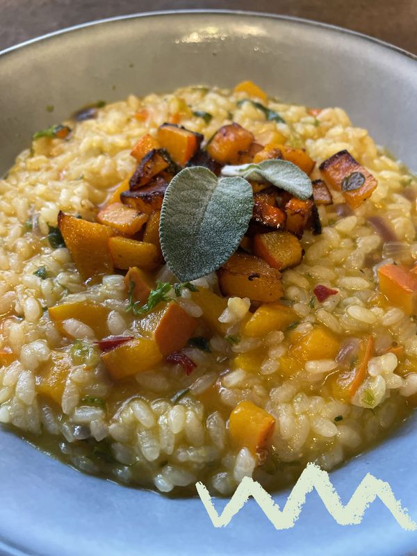 Kürbisrisotto