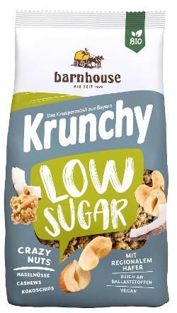 Produktfoto zu Barnhouse Krunchy Low Sugar Crazy Nuts - 375g