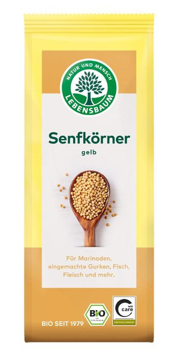 Produktfoto zu Lebensbaum Senfkörner gelb Tüte - 80g