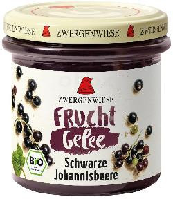 Produktfoto zu Zwergenwiese Fruchtgelee Schwarze Johannisbeere - 160g