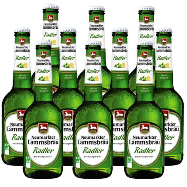 Produktfoto zu Lammsbräu Natur-Radler - 10 x 0,33l