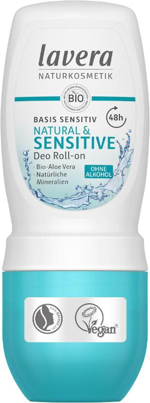 Produktfoto zu Lavera Deo Roll on - basis sensitiv  - 50ml