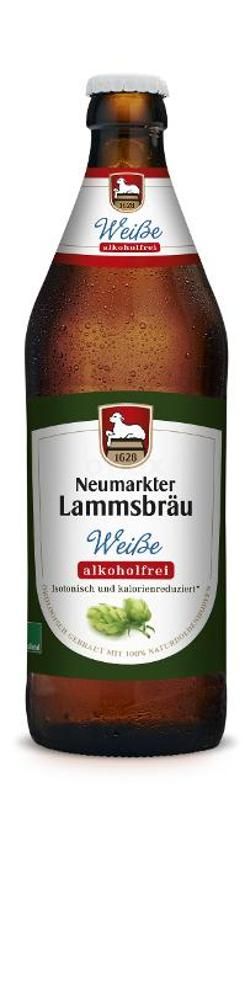 Produktfoto zu Lammsbräu Weiße alkoholfrei - 0,5l