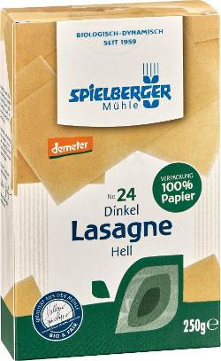 Produktfoto zu Spielberger Dinkel Lasagne hell - 250 g