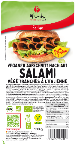 Produktfoto zu Vegane Salami - 100g