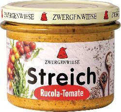 Produktfoto zu Zwergenwiese Streich Rucola Tomate - 180g