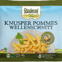 Produktfoto zu TK - Knusper Pommes Wellenschnitt - 500g