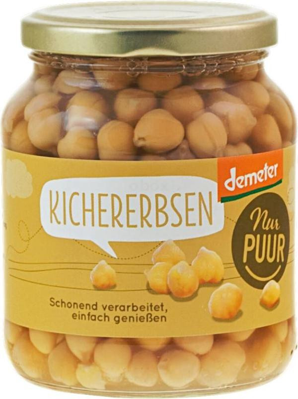 Produktfoto zu Nur Puur Kichererbsen - 350g