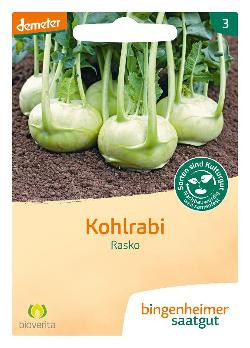 Produktfoto zu Saatgut - Kohlrabi weiß