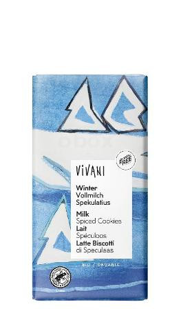 Produktfoto zu Vivani Winterschokolade Spekulatius - 100g