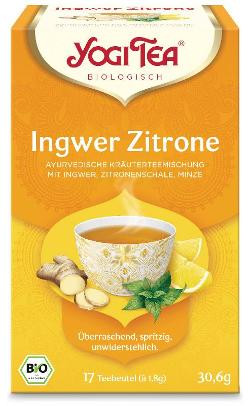 Produktfoto zu Yogi Tea Ingwer Zitronen Tee - 17 x 1,8g