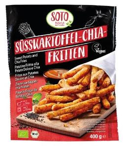 Produktfoto zu TK Süßkartoffel Chia Fritten - 400g