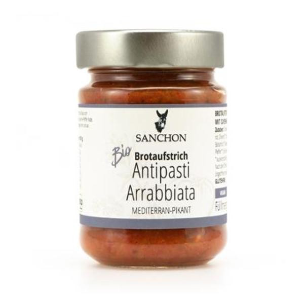 Produktfoto zu Sanchon Brotaufstrich Antipasti Arrabbiata - 190g