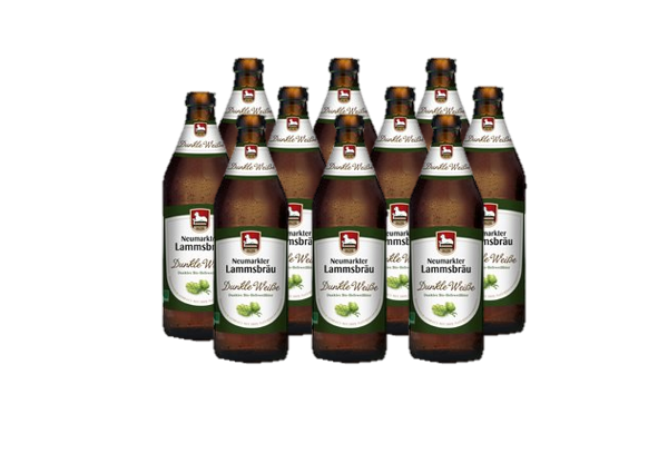 Produktfoto zu Lammsbräu Dunkle Weiße - 10 x 0,5l