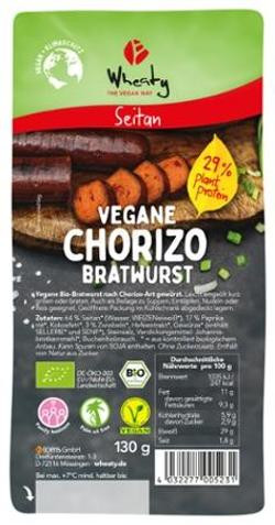 Produktfoto zu Wheaty Vegane Chorizo Bratwurst - 130g