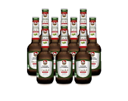 Produktfoto zu Lammsbräu Dunkel Alkoholfrei - 10 x 0,33l