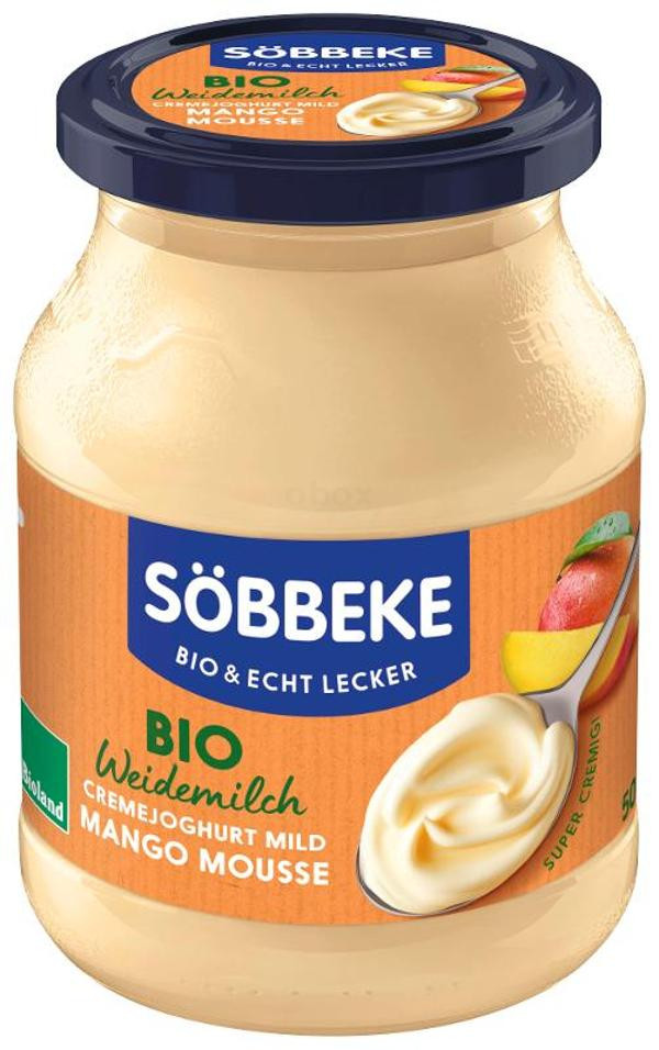 Produktfoto zu Söbbeke Joghurt Mango, 7,5% - 500g