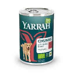 Produktfoto zu Yarrah Hunde Bröckchen Rind - 405 g