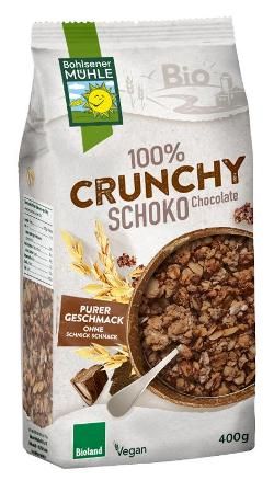 Produktfoto zu Bohlsener Mühle 100% Schoko Crunchy - 400g