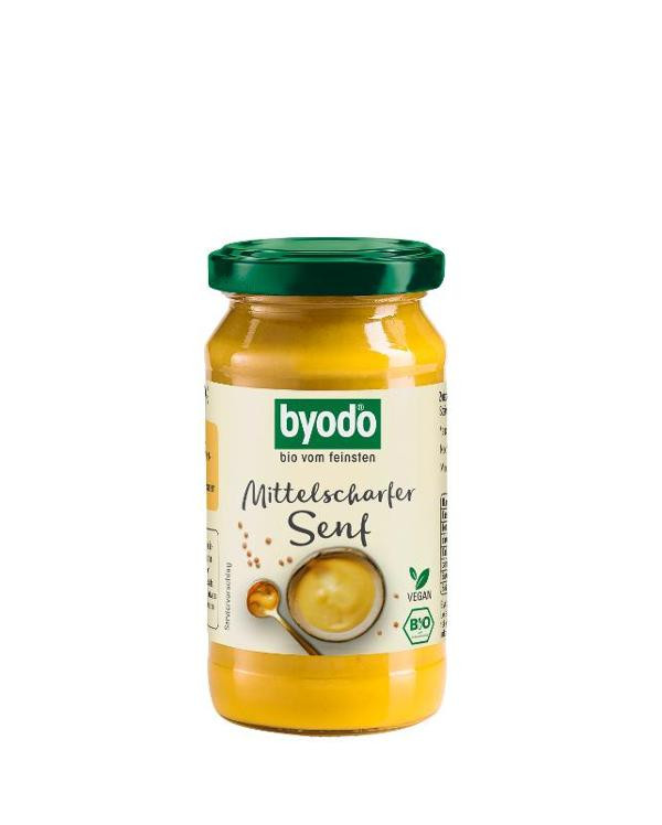 Produktfoto zu Byodo Mittelscharfer Senf - 200ml