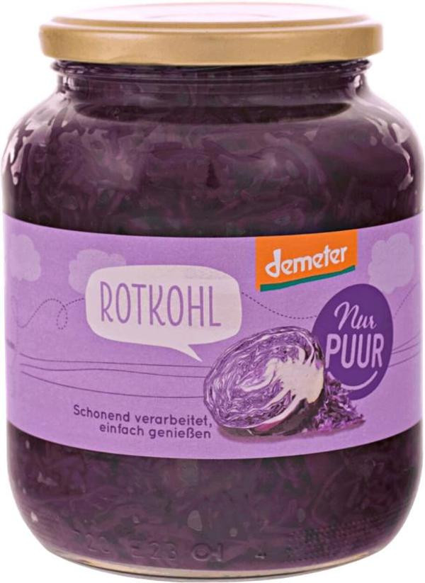 Produktfoto zu Nur Puur Rotkohl - 680g