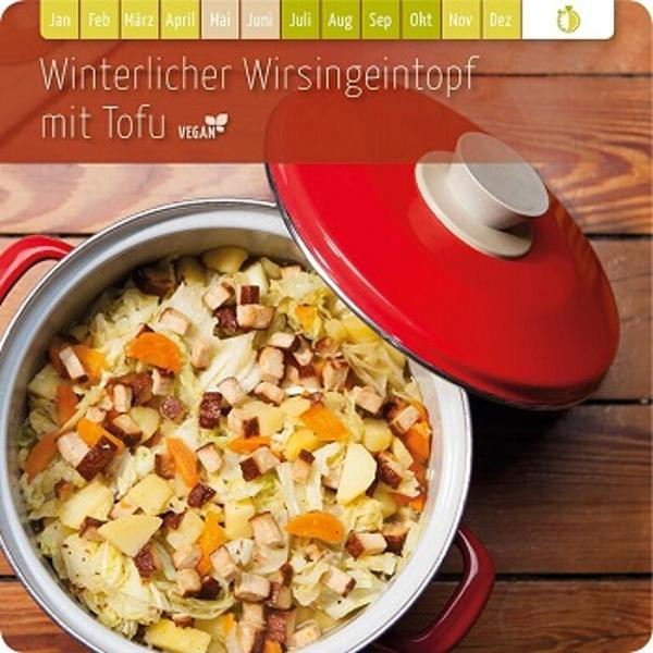 Produktfoto zu Winterlichter Wirsingeintopf mit Tofu