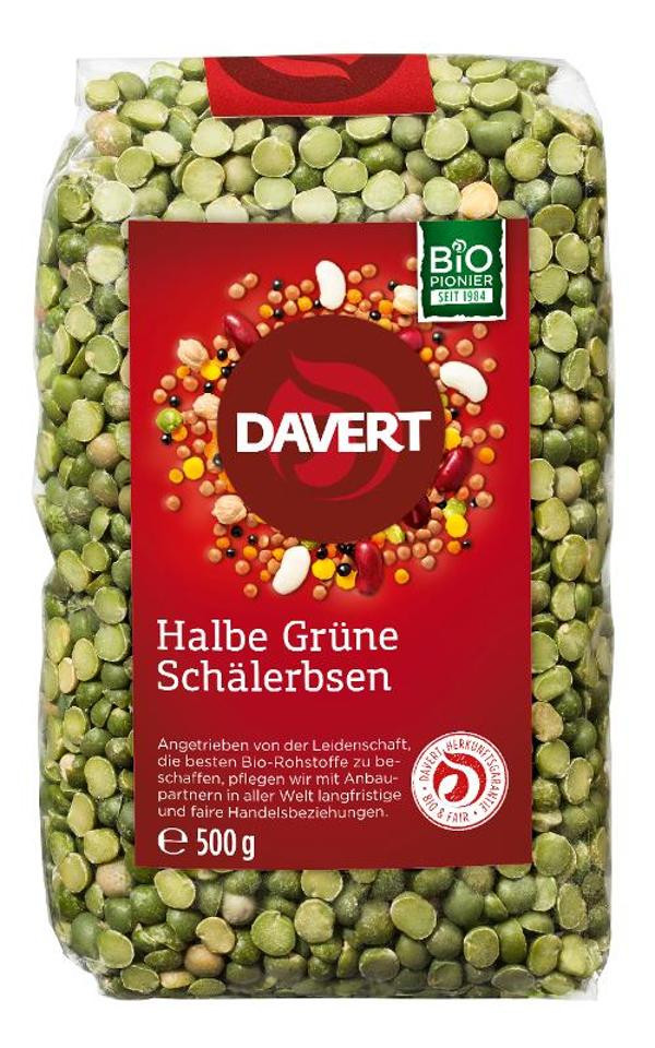 Produktfoto zu Nur Puur Halbe Schälerbsen - 500g