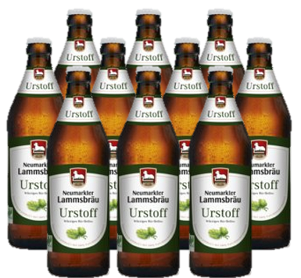 Produktfoto zu Lammsbräu Öko Urstoff - 10 x 0,5l