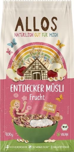 Produktfoto zu Allos Entdecker Müsli Frucht - 400g