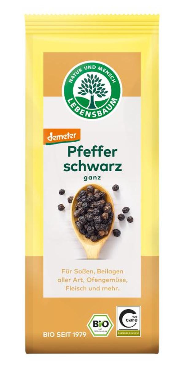 Produktfoto zu Lebensbaum Pfeffer schwarz ganz - 50g