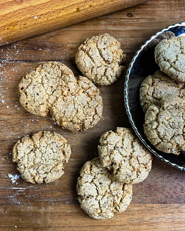 Haselnuss Orangen Kekse vegan