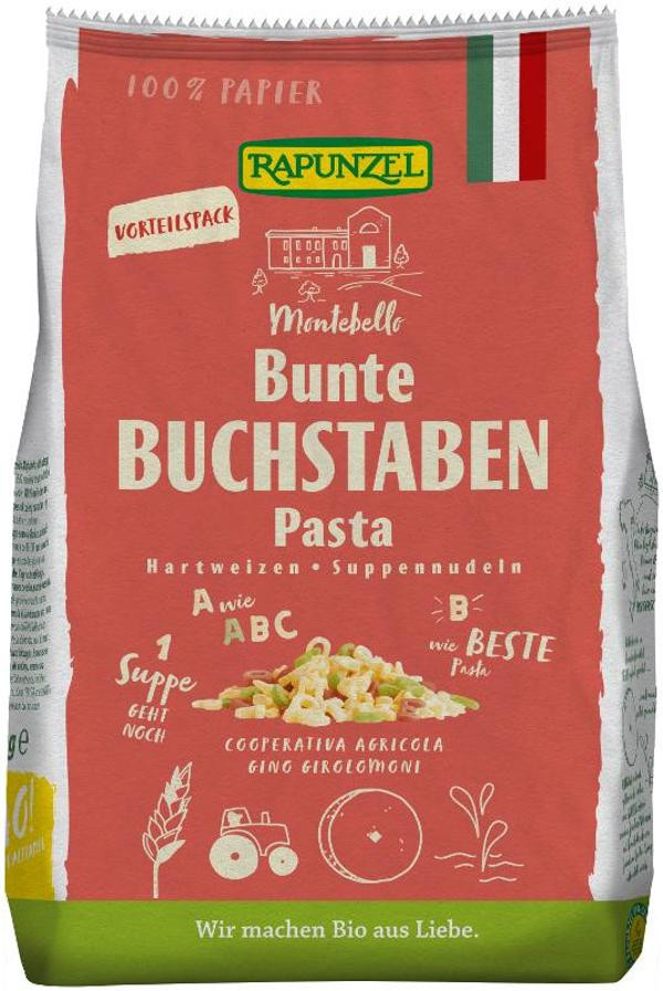 Produktfoto zu Rapunzel Buchstaben Suppennudeln - 500g