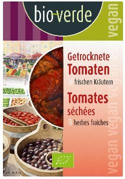 Produktfoto zu Bio Verde Getrocknete Tomaten gekräutert - 130g