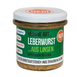 Produktfoto zu HEDI Vegane Art Leberwurst - 140g