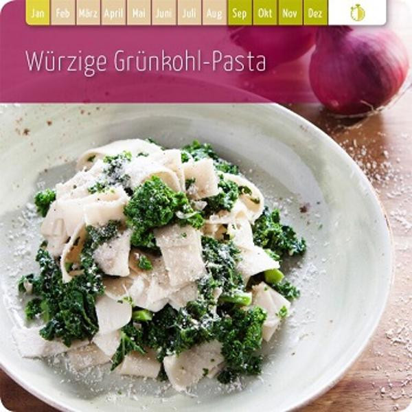 Produktfoto zu Würzige Grünkohl-Pasta