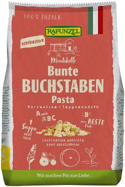 Produktfoto zu Rapunzel Buchstaben Suppennudeln - 500g