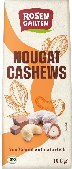 Produktfoto zu Rosengarten Nougat Cashews - 100g