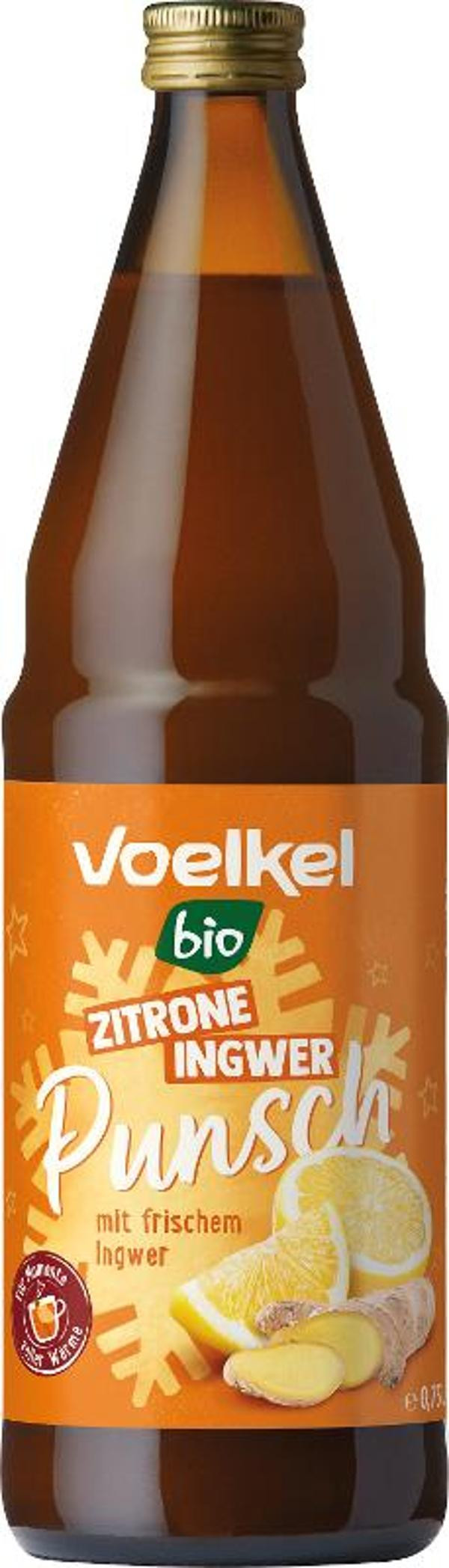 Produktfoto zu Voelkel Zitrone Ingwer Punsch - 0,75l