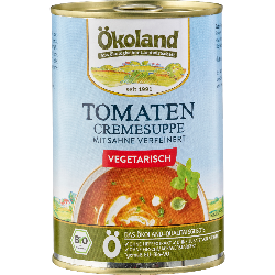 Produktfoto zu Ökoland Tomaten Creme Suppe - 400g