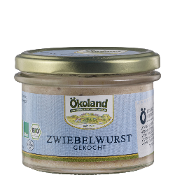 Produktfoto zu Ökoland Zwiebelwurst gekocht Gourmet - 160g