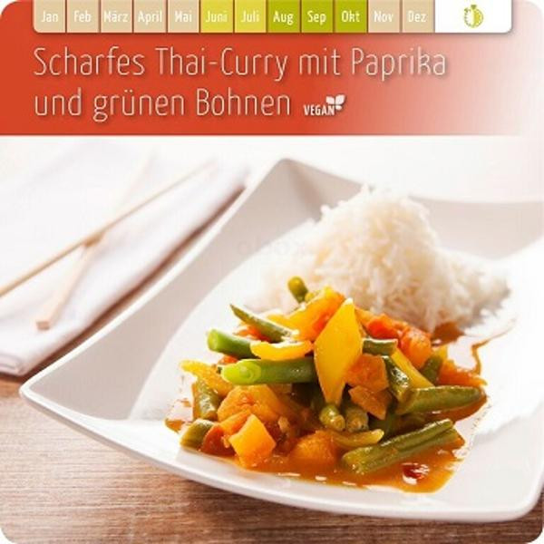 Produktfoto zu Scharfes Thai-Curry mit Paprika & grünen Bohnen