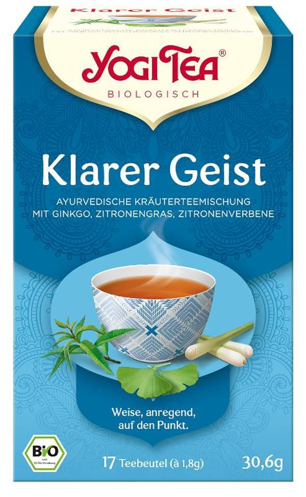 Produktfoto zu Yogi Tea Klarer Geist - 17 x 1,8g