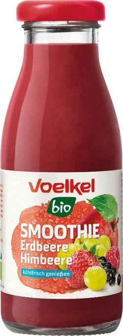 Produktfoto zu Voelkel Smoothie Erdbeere Himbeere - 0,25 l