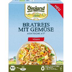 Produktfoto zu Ökoland Bratreis mit Gemüse - 400 g