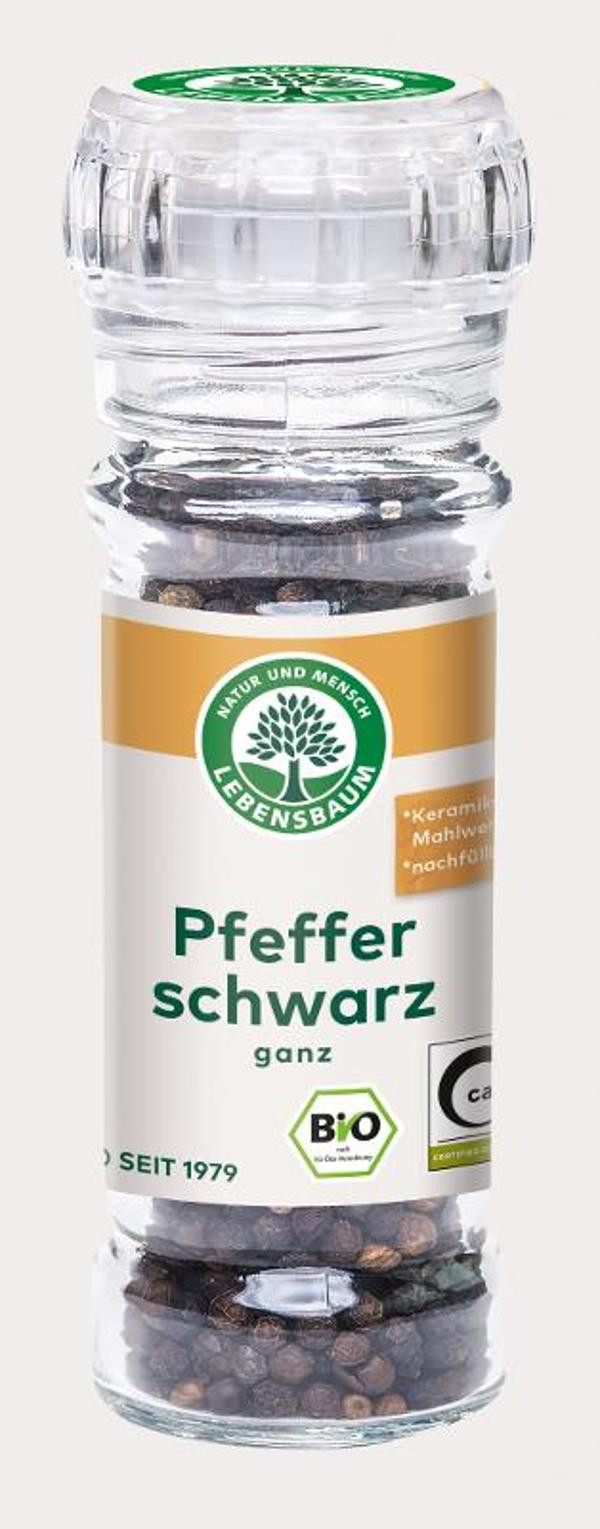 Produktfoto zu Lebensbaum Pfeffer schwarz ganz Mühle - 45g