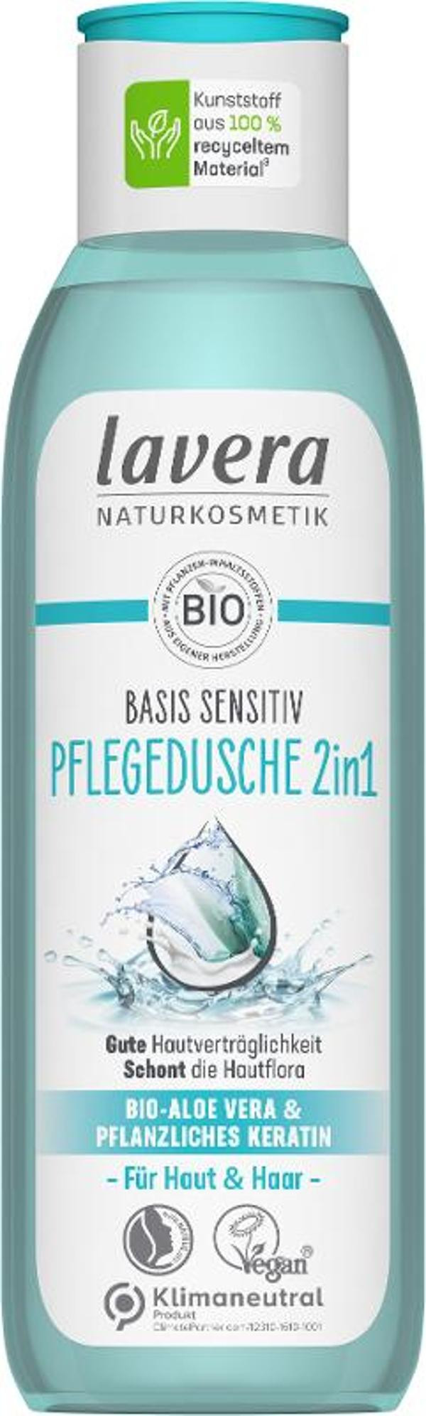 Produktfoto zu basis sensitiv Pflegedusche 2in1 - 250ml