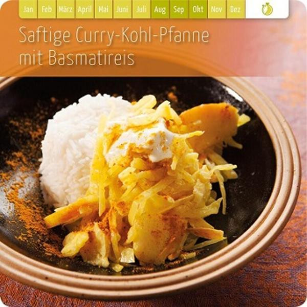 Produktfoto zu Saftige Curry-Kohl-Pfanne mit Basmatireis