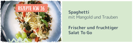 Rezept KW 23 Frischer Mairübchensalat mit Gurke Fruchtige Quesadillas mit Aprikose