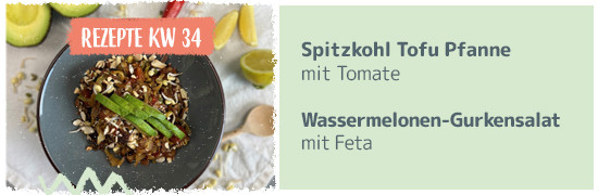 Rezeptkachel KW 34 2023 Spitzkohl Tofu Pfanne